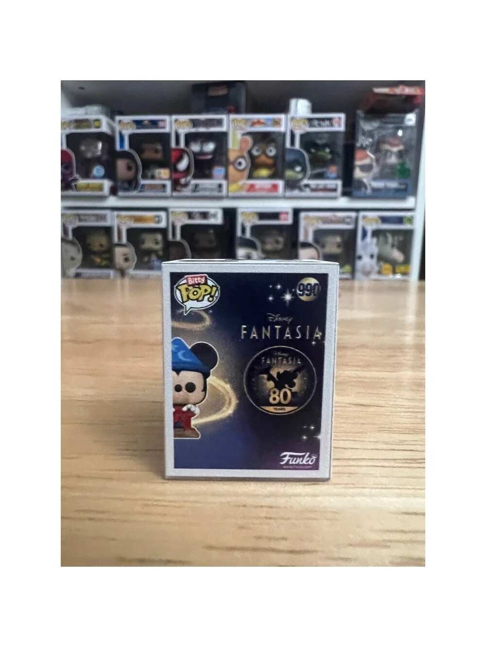 Bitty Sorcerer Mickey Mouse 1-Inch Funko Pop #990 Fantasia Walt Disney Movies
